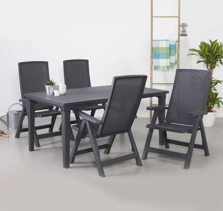 ALLiBERT Lofttisch Futura 165x95 cm, graphit